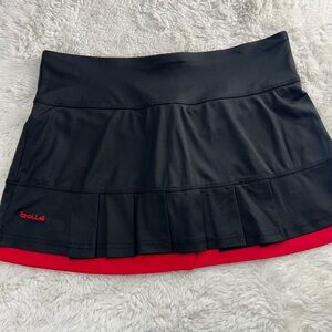 Bolle Women’s Size M Performance Tennis Skort/Skirt Black And Red # 342